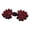 12 black+red, variant on Yammee Chinese Flower Knots for Frog Buttons Exquisite Satin Fabric Flower for Frog But