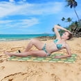 thumbnail image 6 of SKYSONIC Beach Towel with Travel Bag, Cartoon Frog Head Oversized Sand Free Beach Blanket Quick Dry Pool Bath Camping Towels for Travel, 31"x71", 6 of 7
