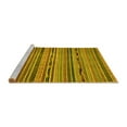 thumbnail image 2 of Ahgly Company Machine Washable Indoor Rectangle Abstract Yellow Modern Area Rugs, 2' x 3', 2 of 4
