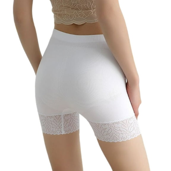Slip Shorts for Under Dresses Women Anti Chafing Underwear Seamless Boyshorts Panties Lace Under Shorts Safety Panties