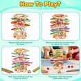 thumbnail image 4 of Vggrvlo Wooden Stick Game 48 Colorful Sticks Dice Game for Ki-ds 3-6 Years Kerplunk Fine Motor Skills Toy Gifts for Bo-ys and Gi-rls, 4 of 6