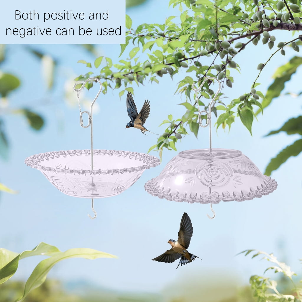 Stainless Steel Hummingbirds Feeders Outdoor Hanging Weatherproofed Large Capacity For Garden Birdwatching