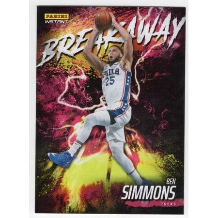 NBA 2021-22 Instant Breakaway Ben Simmons Trading Card B5 (/2819) (Paniani)