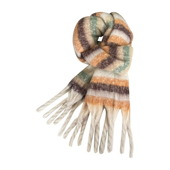 Duoif Scarf for Women Super Soft Outdoor Fashion Casual Versatile Atmosphere Warm Winter Scarf Shawl Scarf Beige