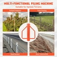 thumbnail image 7 of Accreate Ergonomic Fence Post Driver with Handles – Durable Steel for Easy Installation of Wooden & Metal Posts, 7 of 7