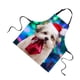 thumbnail image 4 of Delantal de diseño navideño, algodón, cuello ajustable, lazos en la cintura, CA5345R, 4 of 6