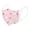 Pink, variant on 10Pcs Cute Bunny & Carrot Print Disposable Face Masks Individually Packaged 3-Ply Breathable Comfortable Earloop Daily Use Protective Masks(Pink-L)
