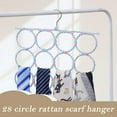 thumbnail image 1 of 28 Ring Scarf Wraps Shawl Storage Hanger Scarf Rack Hanger Hanging Scarf Hijab Tie, 1 of 5