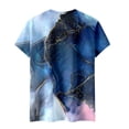 thumbnail image 4 of ZMHEGW T Shirts For Women Graphic Trendy Fashion Casual Top Shirt Short Sleeve Round Neck Printed Elegant Loose Soft Top Blouse Tshirts, 4 of 5