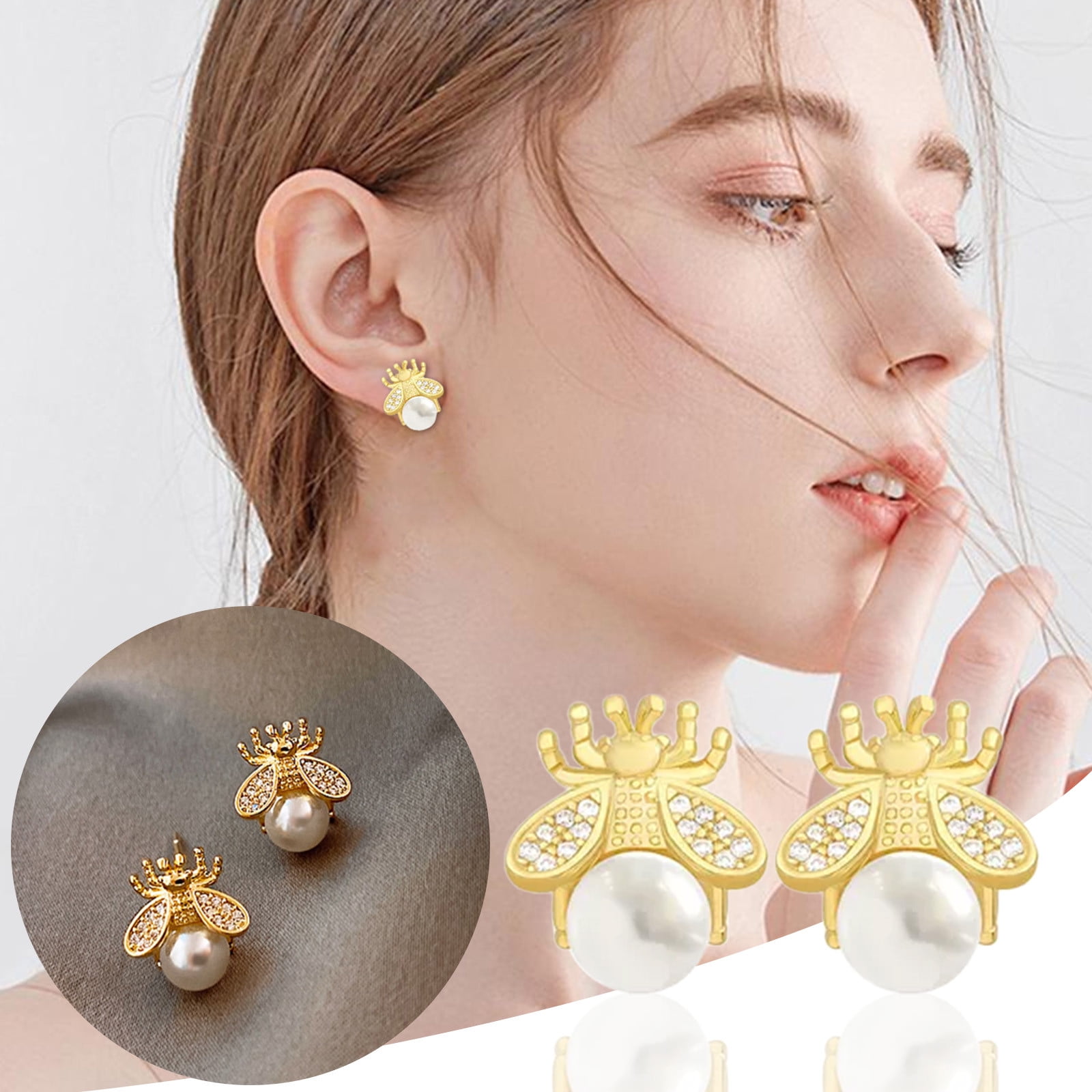 Buy daily wear gold earrings | Top gold earrings designs for daily use