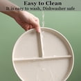 thumbnail image 3 of Miaocao 3 Pack Divided Plates for Adults, Portion Control Plates Compartment Dinner Plate, Lightweight Reusable Dinnerware Plates Dishwasher & Microwave Safe, 3 of 6