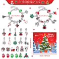 thumbnail image 4 of Calendario de cuenta regresiva para Navidad 2025, calendario de adviento, caja de regalo, caja creativa para pulseras de Papá Noel y muñeco de nieve para niñas, regalo de Año Nuevo, 4 of 5