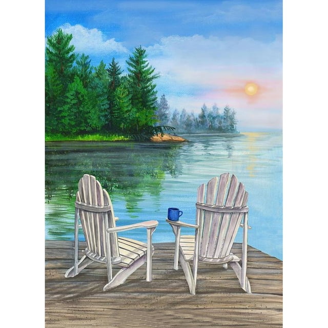 Diamond Painting (DE1215) Paisaje 5D DIY Square Cross Stitch Art (B927) 50x70cm FLhrweasw Nuevo