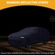 thumbnail image 3 of Unique Bargains 1 Pc Cubierta de automóvil universal impermeable para todo clima, cubierta exterior completa anti-UV 190T-PU azul marino, ajuste para SUV de hasta 181" de longitud, 3 of 5
