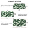 thumbnail image 5 of Yayeee Car Windshield Sun Shade Universal Fit Front Visor Protector, Light Green Camouflage Design, 5 of 8