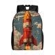 thumbnail image 1 of Disketp Rusty Rocket Launch Mochila Unisex de Apertura Lateral Completa, Mochila para Laptop para Escuela, Trabajo y Viajes, 1 of 8