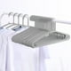 thumbnail image 1 of 20 Perchas de Plástico Antideslizantes, Color Gris y Blanco | Ganchos Pequeños, Resistentes Al Viento y con Hombros Antideslizantes, Diseño Delgado y Compacto | Secado de Ropa Duradero y Organización, 1 of 6