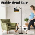 thumbnail image 4 of Arc Floor Lamp with Adjustable Lampshade Baseball Field Stadium Sport Games Crowded Bright Sky Standing Lamp 3 Color Temperatures Dimmable Tall Pole Lamp with Foot Switch for Bedroom, 4 of 8