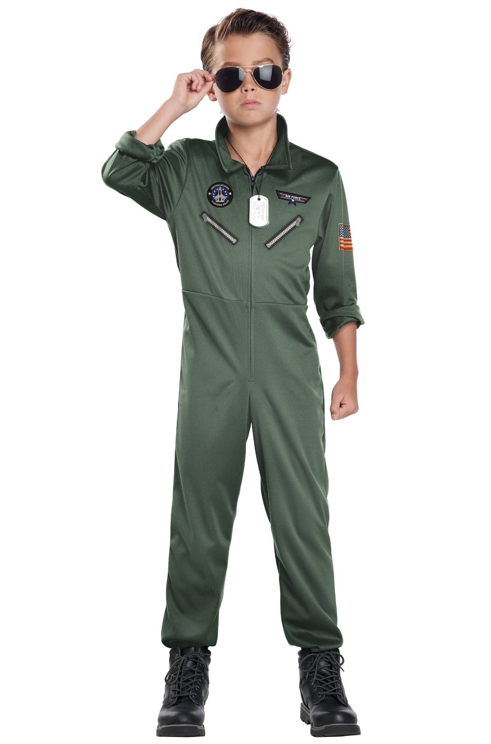 New Star Wars AT-AT Driver Gray Jumpsuit Costume Pilot Flightsuit Uniform