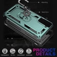 thumbnail image 4 of Case for Samsung Galaxy S21 5G Case Rugged Military Grade Heavy Duty Armor Shockproof Anti-Drop Galaxy S21 Phone Case Holder Kickstand Shell for Samsung Galaxy S21 5G 6.2 2021 Basic Cases (Blue), 4 of 5