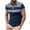 Gray, variant on Men's Short Sleeve Golf Shirts Big & Tall Striped Color Block Quick Dry Performance Moisture Wicking Athletic Tennis T-Shirt Casual Stylish Jersey Knit Summer Top
