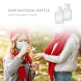 thumbnail image 5 of 50 botellas desinfectantes para manos de 1 oz, botellas de viaje transparentes vacías, recipientes de plástico recargables con tapa abatible para acampar y viajar al aire libre, 5 of 5