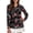 Valentines Music Note, variant on Garronmavis Women's Long Sleeve Golf Shirt Zipper Tennis Shirts for Women Collared Shirts Tops Athletic Tops Dog Paw Golf Shirt, Colorful Dog Paw Prints, Size XS