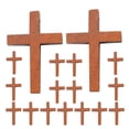 thumbnail image 7 of LOLIPPYY Retro Wood Cross Pendant Brown for Necklace and Keychain Decor, 7 of 7