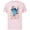 Soft Pink, variant on Disney Lilo and Stitch Experiment 626 - Short Sleeve Cotton T-Shirt for Adults - Customized-Black