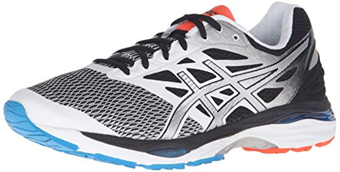 ASICS Men's Gel-Cumulus 18 Running Shoe, White/Silver/Black, 10.5 M US ASICS Men's Gel-Cumulus 18 Running Shoe, White/Silver/Black, 10.5 M US