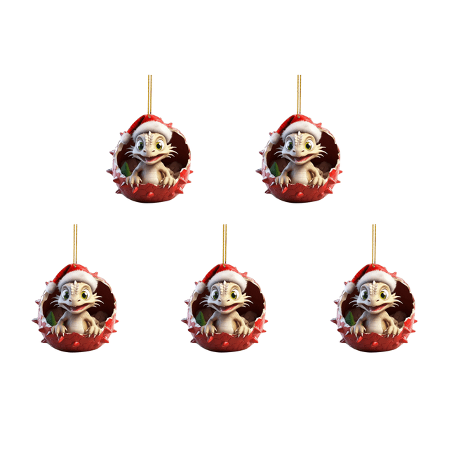Colgantes Dragón Navidad Tema Del Festival Adorno Suministros para Fiestas (A)