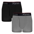 thumbnail image 1 of Bóxer Hanes Red Label para Hombre, 2 Piezas Multicolor Talla CH, 1 of 4