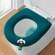 thumbnail image 5 of Pisexur Batería de cocina Cojín de asiento de inodoro grueso para todas las estaciones, funda de asiento de inodoro con asa para mayor calidez, cojín de asiento de in para la cocina del hogar, 5 of 5