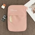 thumbnail image 4 of Sacoche pour Tablette Absorption des Chocs Fermeture Éclair Lisse Doublure Douce Anti-Chute Sangle Imprimé Cerise Anti-Poussière Sac de Rangement pour Tablette Imprimé Lettre Rectangulaire Accessoire d'Ordinateur, 4 of 5