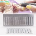 thumbnail image 2 of DATANG 10pcs/Set Nail Art Drill Bit , Kit De Brocas Rotativas De Carburo De Diamante Para Cutículas , Herramientas De Manicura Para Limpiar Lima Eléctrica Para Uñas , Removedor De Pedicura, 2 of 4