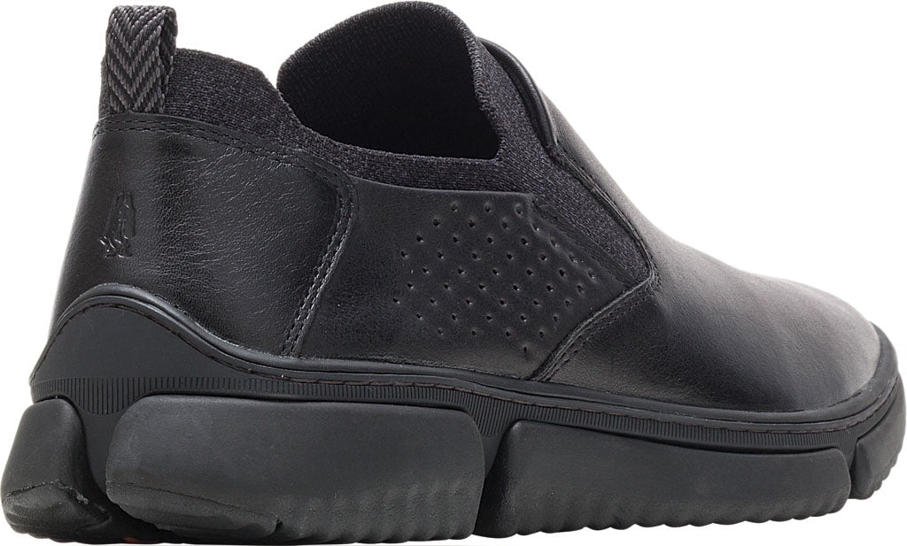 Hush Puppies Men's Bennet PT Slipon Black Leather Slip On