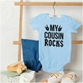 thumbnail image 4 of My Cousin Rocks Family Musician Romper Boys or Girls Infant Baby Brisco Brands 6M, 4 of 6
