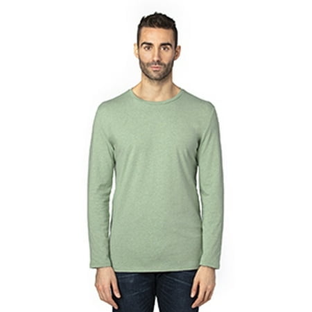 T-Shirt à Manches Longues pour Hommes - Armée Chiné - L
