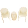 thumbnail image 2 of 2 Piezas Silla de Casa de Muñecas Miniatura Escala 1/12 Baoblaze, 2 of 8