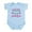Sky Blue, variant on CafePress - Big Deal Flower Girl Infant Bodysuit - Baby Light Bodysuit, Size Newborn - 24 Months