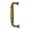 Antique Brass, variant on 8" CTC Door Pull without Rosette - Polished Brass