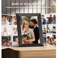 thumbnail image 3 of FRAMEO 10inch Digital Picture Frame WiFi Smart Photo Frame Electronic Digital Picture Frames Load from Phone1280x800 HD IPS Touch Screen,Automatic/Slideshow/Share Videos Photo-Black, 3 of 6