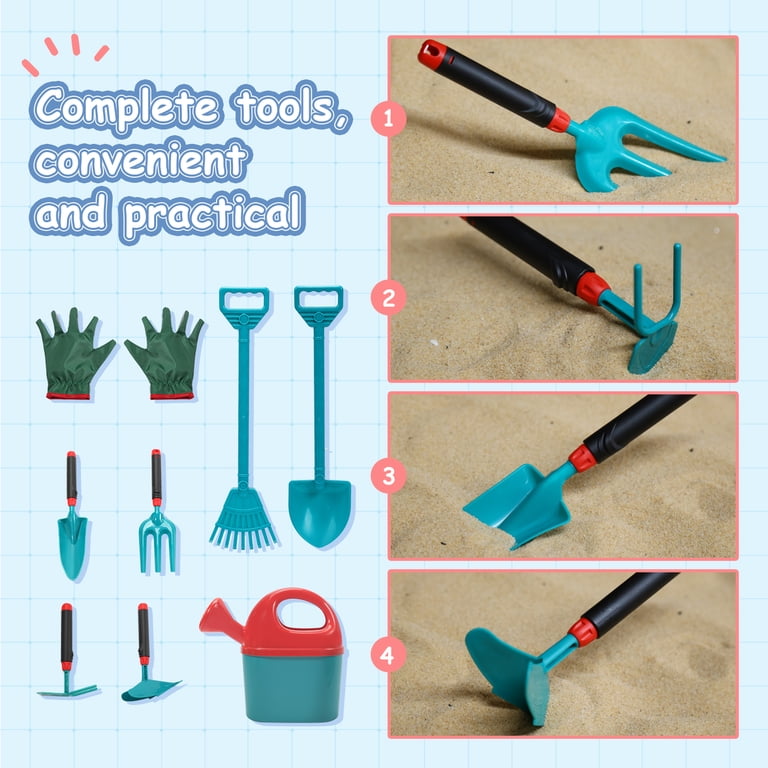 JoyStone Kids Gardening Tool Set, Wheelbarrow 21 Pieces photo 7