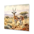 thumbnail image 2 of Designart "beautyful Antelope IV" Animals Metal Art Living Room, 2 of 5