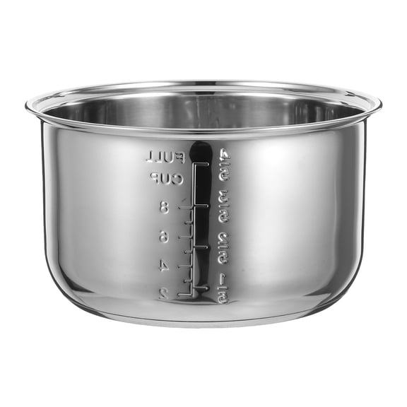 DEEPCRAFF Universal Stainless Steel Rice Cooker Inner Pot Plated Silver for Household