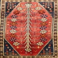 thumbnail image 1 of Ahgly Company Indoor Square Traditional Red Persian Area Rugs, 7' Square, 1 of 6