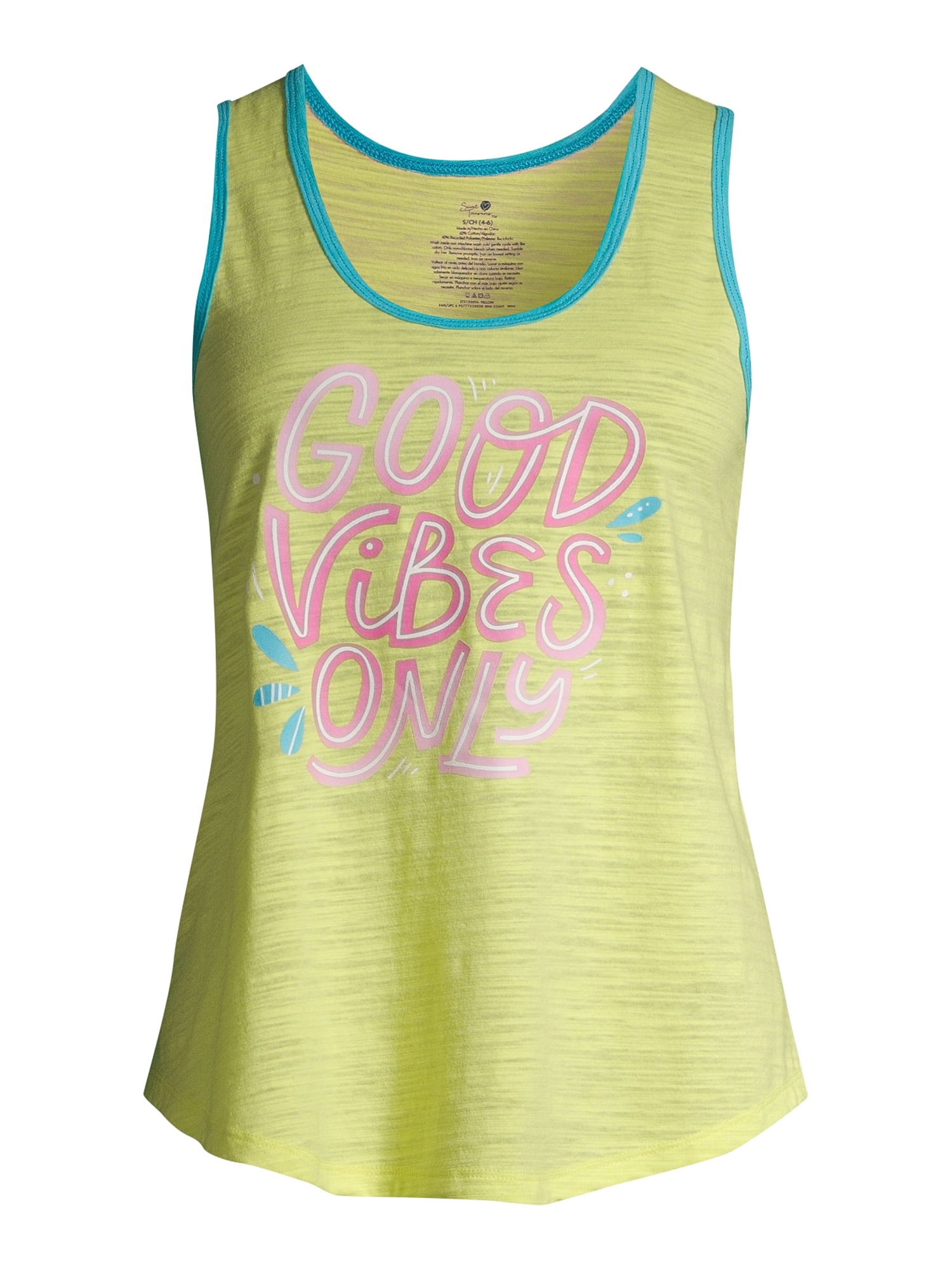 Secret Treasures Women's Good Vibes Sleep Tank Top