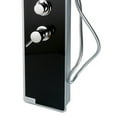 thumbnail image 3 of ALFI brand ABSP55B Black Glass Shower Panel with 2 Body Sprays and Rain Shower Head, 3 of 10