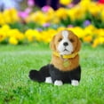 thumbnail image 6 of Simulation pet dog toy, lifelike furry barking collectible puppy figurine for home office décor, realistic plush companion gift with soft faux fur, 6 of 6