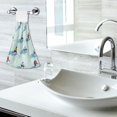 thumbnail image 5 of Yayeee Kitchen Hanging Hand Towels Set of 2 with Loop Bathroom Absorbent Tie Towel, Ice Hockey, 5 of 7